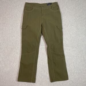 KUHL Pants Womens 14 Green Roll Up Cargo Pant Hiking